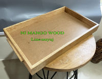 The Woods Tale ถาดไม้ถาดเสิร์ฟ SERVING TRAY จากไม้ธรรมชาติขนาดกว้าง30cmยาว51cmสูง5cm