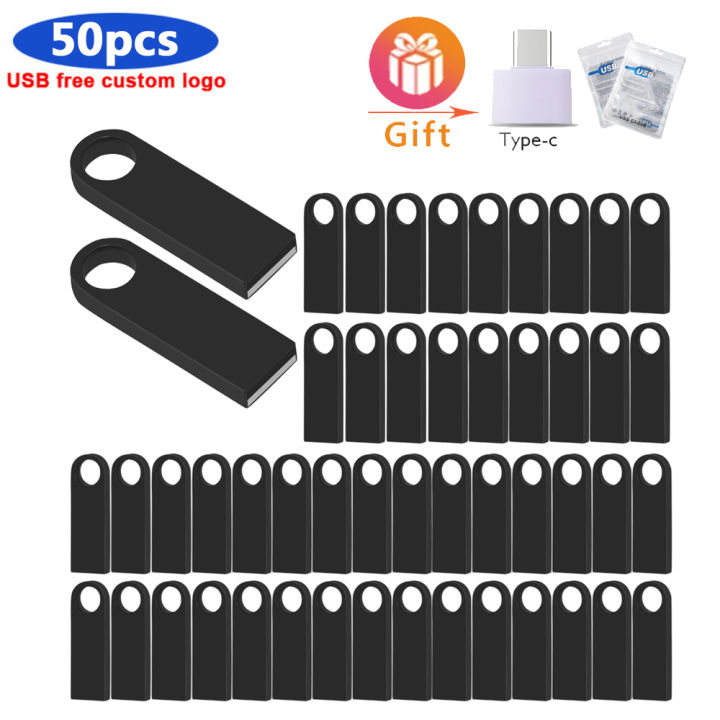 50ชิ้นล็อต-usb-แฟลชไดรฟ์ขายส่ง64กิกะไบต์32กิกะไบต์ไดรฟ์ปากกาสร้างสรรค์โลหะ-pendrive-แฟลชความเร็วสูงดิสก์-u-หน่วยความจำ-cel-usb-ติด