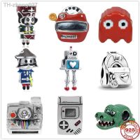 925 Sterling Silver Childhood Game Machine Camera bag Charms Pandora DIY fine beads Fit Original Pandora Charm Bracelet Jewelry