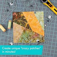 Set of 5pc Creative Patchwork Template Tool Crazy Quilt 5 Stencil Kit Sewing Template Ruler Crazy Templates Quilt Ruler Quilting