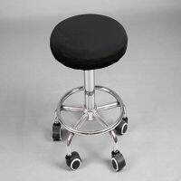 3PCS Round Bar Stool Cover Stretch Removable Elastic Chair Pad Protector for Home Office