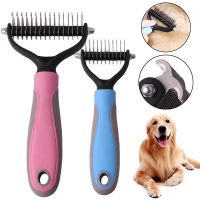 Pet Hair Removal Comb Pets Fur Knot Cutter Dog Cat Grooming Shedding Tools Double Sided Comb Brush for Dogs Cats Pet Supplies