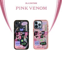 Casetify เคสโทรศัพท์ซิลิโคน TPU แบบนิ่ม ลาย BLACKPINK สีชมพู สําหรับ iPhone 7 8 X XR XS Max 11 12 13 14 Plus Pro Max