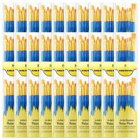 Acrylic Paint Brush Set, 30Packs/300Pcs Nylon Hair Paint Brush for Oil and Watercolor Round Pointed Tip Paintbrushes