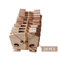 20PCS 44 34 12 14 18ไวโอลินสะพานไม้ Fiddle Bridge Strings อะคูสติก DIY Fiddle Violino เปลี่ยน Unfitted Maple Bridge