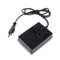 200W AC 220V ถึง110V Step Down Transformer แปลงไฟสำหรับเดินทาง EU Plug Adapter