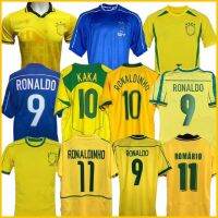 1998 Brasil Soccer Jerseys 2002 Retro Camisetas Carlos Romario Ronaldo Ronaldinho 2004 Camisa de Futebol 1994 Brasil 2006 1982 Rivaldo Adriano