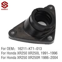 ฐานยึดท่อไอดีคาบูเรเตอร์มอเตอร์ไซค์สำหรับ Honda XR250 XR250L 1991-1996 XR250 XR250R 1986-2004 16211-KT1-013