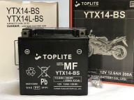 Bình Ắc Quy Toplite YTX14-BS K1300r R9T, Goldwing 1500, Zx14r 12V-12Ah thumbnail