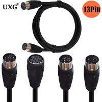 DIN 13Pin Cable Male To Female 13-Pin Extended Cable  Large 13P Cable Beauty Equipment Line Stage Atomizer Cable 1m 1.5m 3m Wires  Leads Adapters