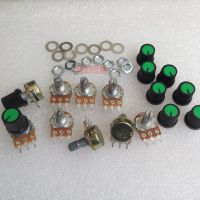 10pcs WH148 B1K 2K 5K 10K 20K 50K 100K 500K 1M Linear Taper Rotary Potentiometer 1KB 5KB 10KB 100KB Pot 3PIN 15MM