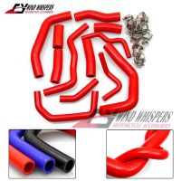 ♦✥ 12PCS Motorcycle Radiator Silicone Coolant Hose Kit water pipe with Clamp For Honda CBR1000RR CBR 1000 RR 2004 2005 2006 2007