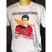 เสื้อวงนำเข้า Rage Against The Machine Evil Empire Nu Metal Hiphop Rock Rap Retro Style Vintage T-Shirt จัดส่ง ย้วย