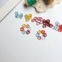 30Pcs 4mm  Mini Heart Buttons For DIY Handmade Doll Clothes Doll Leather Belt Buckle for 1/12 1/6 Doll DIY Sewing Haberdashery