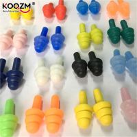 10 Pairs Soft Anti-Noise Ear Plug Waterproof Swimming Silicone Swim Earplugs For Adult Children Swimmers Diving