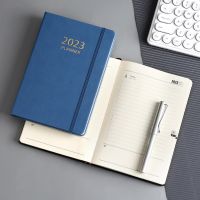 [Hagoya Stationery Stor] A5 Agenda 2023 Planner Organizer ปฏิทินภาษาอังกฤษ Office 365วันทุกวันหนังเทียมโน้ตบุ๊คเครื่องเขียนโรงเรียน