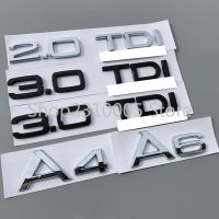 NEW TDI 1.9TDI 2.0TDI 2.5TDI 2.7TDI 3.0TDI Letters Emblem Car Styling Rear Trunk Logo Sticker for Audi A3 A4 A5 A6L A7 A8 Q3 Q5 Q7