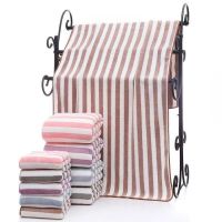 【DT】hot！ thickened Coral velvet striped towel soft absorbent without hair loss Quick-drying Super Soft face