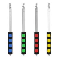 4Pcs Telescopic Pointer Stick Teacher Pointer for Classroom Retractable Pointer Whiteboard Pointer (Flagpole)