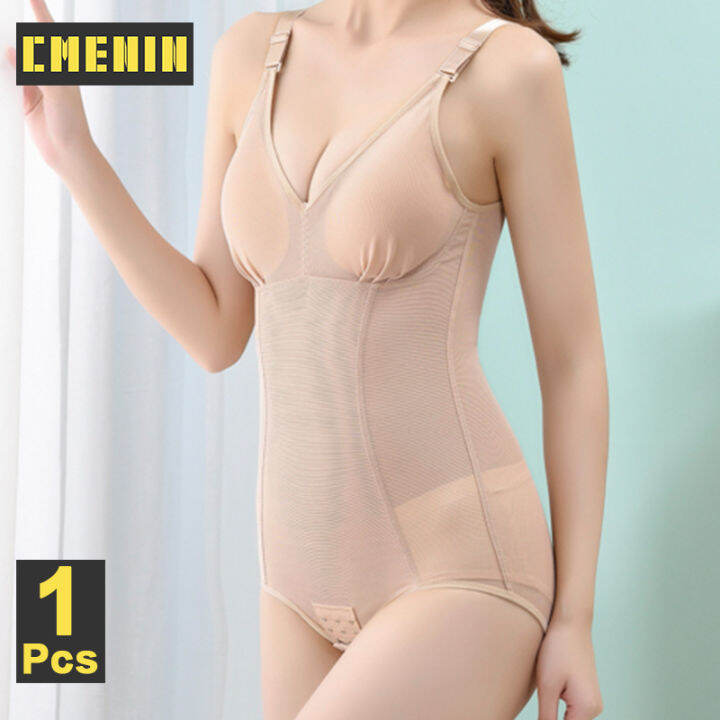 คลังสินค้าแล้ว-ผู้หญิงสบายชิ้นเดียวเซ็กซี่-shapewear-กับสวมใส่ง่ายหัวเข็มขัดระบายอากาศรวบรวมรูปร่างชุดชั้นใน-s0201