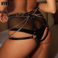 【YF】✈✣♠  UYEE Leather Garter Harness Leg Stockings SuspenderSexy Goth Erotic Bondage