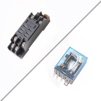 【❉HOT SALE❉】 Maries store กำลังไฟเครื่องส่งสัญญาณ Dpdt 8pin รีเลย์ขนาดเล็ก Dc12v Dc24v Ac110v Ac220v Hh62p Jqx-13f ขดลวดรีเลย์