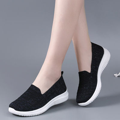 รองเท้าสำหรับทำงานผู้หญิงรองเท้าผ้าใบหัวกลมเหมาะสำหรับการตั้งแคมป์ในร่มและเดินของแท้คุณภาพสูง
