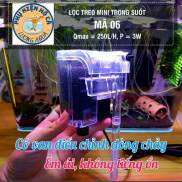 Lọc thác bể cá mini siêu trong suốt,không ồn,phụ kiện hồ cá cảnh