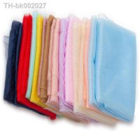 ♛ 150CM Wide Bright Silk Soft Mesh Fabric For Wedding Dress Manicure Photo Background Cloth Gauze Tulle Lace Fabric P153