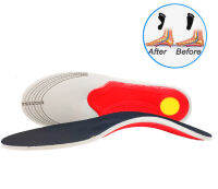 1คู่ orthopedic insoles Arch flatfoot บรรเทาความดัน Breathable Running Cushion cuttable รองเท้าอุปกรณ์เสริม s ปฐมนิเทศ