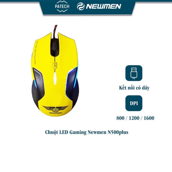 Chuột máy tính gaming newmen n500plus - hàng chính hãng - ảnh sản phẩm 4