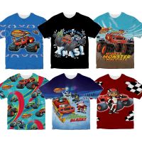 Blaze and the Monster Machines 3D Print Kids T Shirts Girls Boys Anime Tshirts Children Cartoon T-shirts Toddler Tee Camiseta