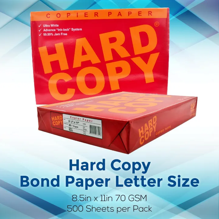 Hard Copy Bond Paper Lazada PH