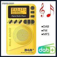 IPBARN SHOP Band III วิทยุดิจิตอล10 DAB 10 FM ช่องลำโพงเสียงจอแสดงผล LCD พกพาเล่น MP3เดินป่า