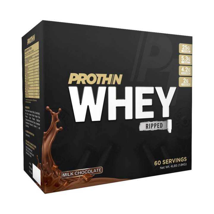 Prothin Whey Ripped 4lbs MILK CHOCOLATE 2024 EXPIRY | Lazada PH