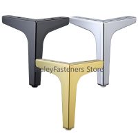 4pcs Modern Furniture Legs Metal Gold Black Iron Sofa Feet For Table Bed Chair Desk Dresser Cabinet Support Furniture Hardware