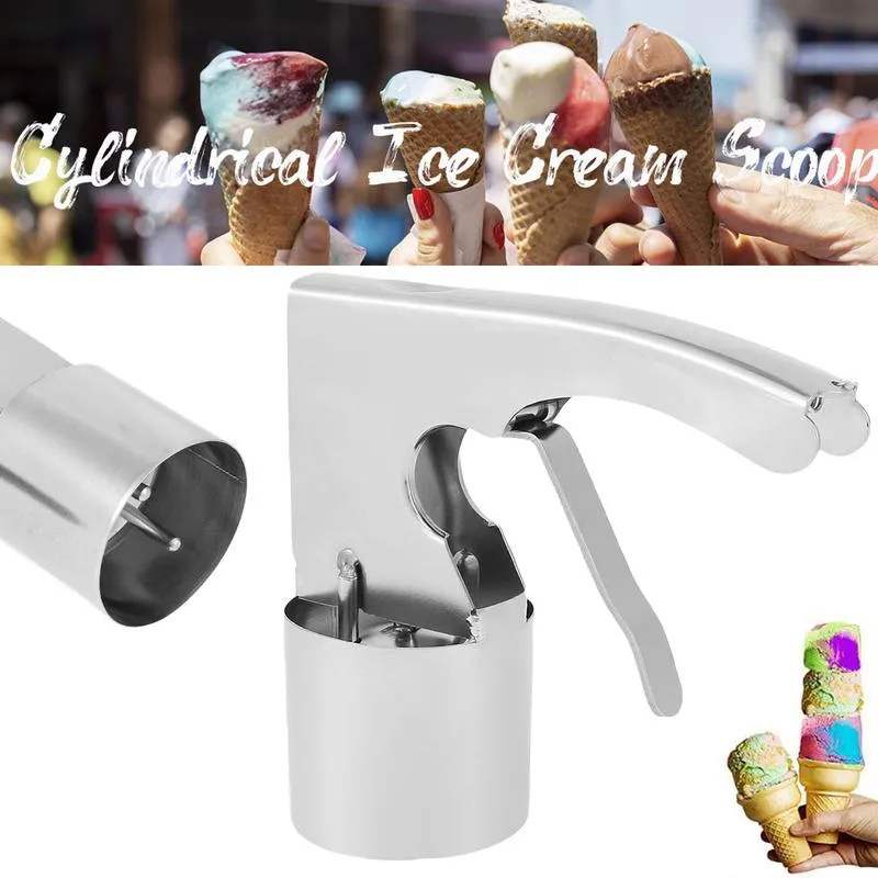 Ice Cream Scoop Big Volume Scoop Cylindrical Ice Cream Scoop With