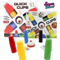 Quick Speed cup เกมเรียงถ้วยแสนสนุก เป็นเกมเล่นในปาร์ตี้สำหรับครอบครัว Board game ที่นิยมไปทั่วโลก ช่วยเสริมสร้างทักษะรอบด้านให้กับเด็ก ทั้งสมาธิ การสังเกต พัฒนาสมองและสติเพื่อความว่องไวในการเอาชนะ เหมาะกับเด็ก 3 ขวบขึ้นไป หรือผูใหญ่เล่นเพื่อความสนุกสนาน