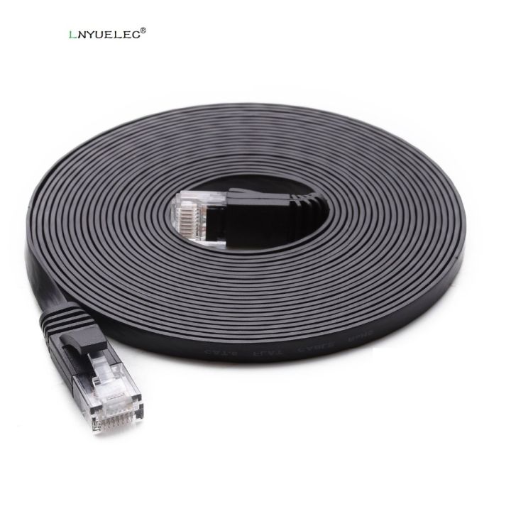 Cat6 Flat Ethernet Cable 250mhz 1000mbps Cat 6 Rj45 Networking Ethernet Patch Cord Lan Cable For 