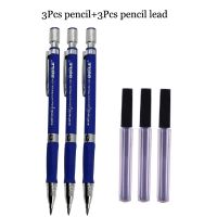 Lele Pencil】เซ็ตดินสอกด2.0มม. สีดำ2B/ไส้ดินสอสีสำหรับการเขียนร่างวาดภาพศิลปะภาพวาดดินสอกดโรงเรียน