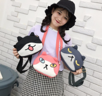 กระเป๋าผ้าสะพาย Cat Face
