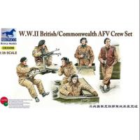 CB35098 BRONCO 1/35 Wii ชุดสร้างชุดประกอบโมเดลลูกเรือแบบอังกฤษ /Commonwealth AFV