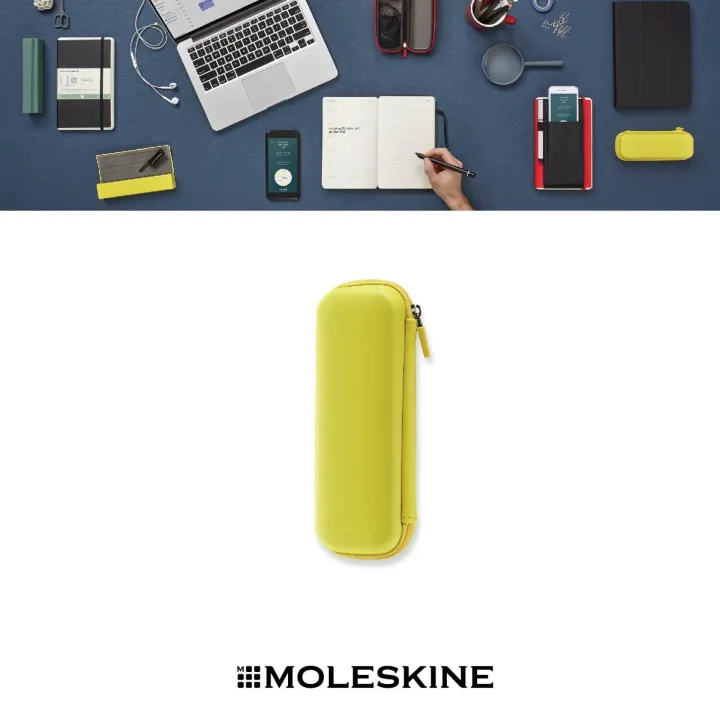 กระเป๋า MOLESKINE JOURNEY POUCH HARD ขนาดใส่ปากกาหรือแว่น (สีเหลือง) Lazada.co.th