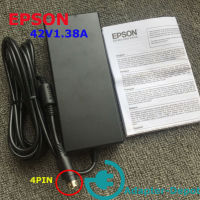 Genuine 42V 1.38A 58W 4PIN M248A AC Power Adapter For EPSON TM C3520 C3500 C3400 GP C832 M832 Laptop Power Supply Charger