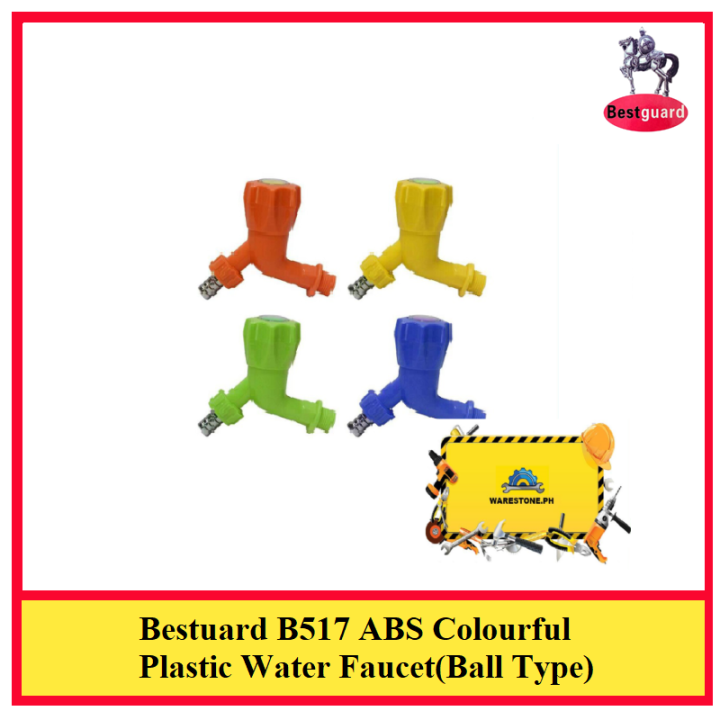 Bestguard B517 ABS Colourful Plastic Water Faucet (Ball Type) Lazada PH