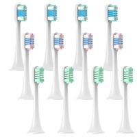 ∋☑ 6pcs Replacement for XIAOMI T300/500/700 Brush Heads Onic Electric Toothbrush Soft Bristle Nozzles with Caps Sealed Package