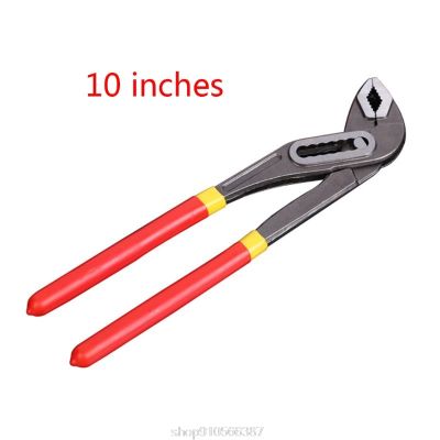 81012Inch Water Pump Pliers Quick-release Plumbing Pliers Havy Duty Straight Jaw Groove Joint Plier Tools N27 20 Dropshipping