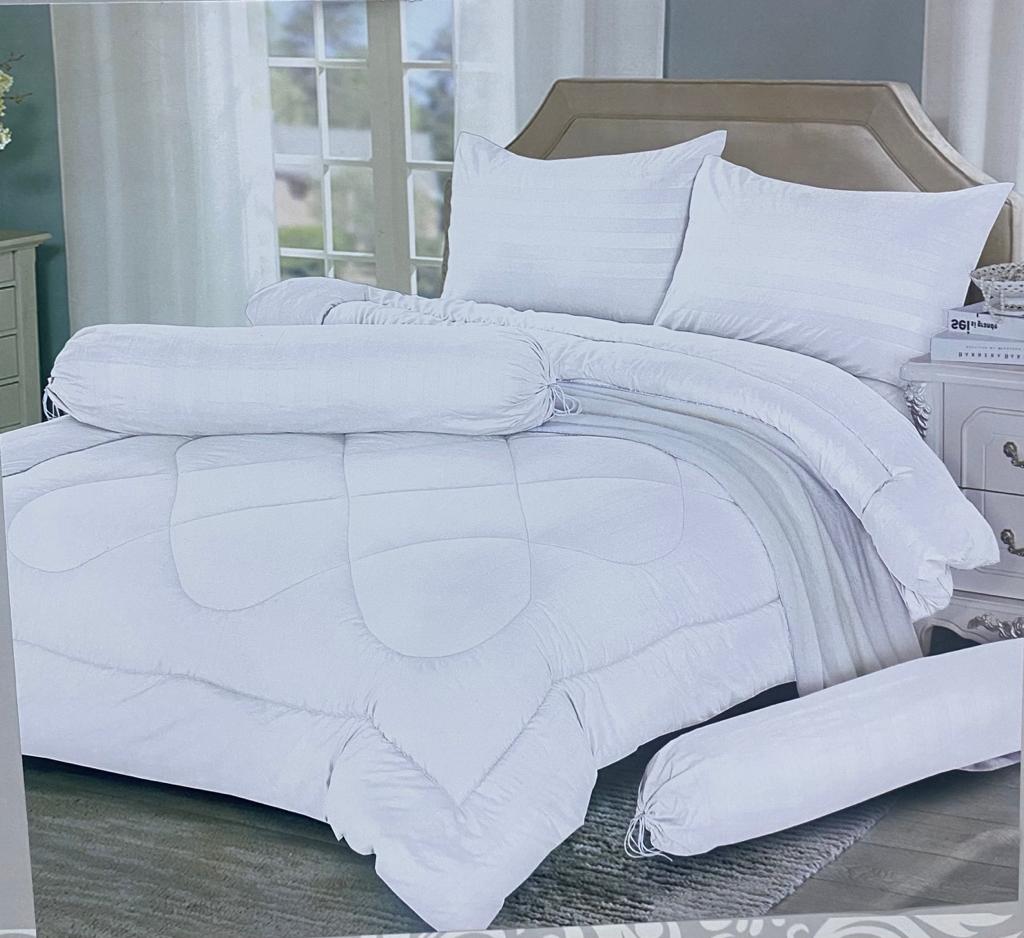 SET CADAR PLAIN/CADAR HOTEL+COMFORTER (7 IN 1) - READY BLOCK