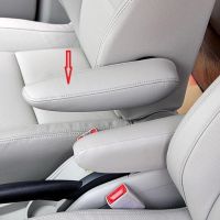 For Citroen C4 2008 2009 Microfiber Leather Seat Armrest Handle Decor Protective Cover  Car Essories Interior