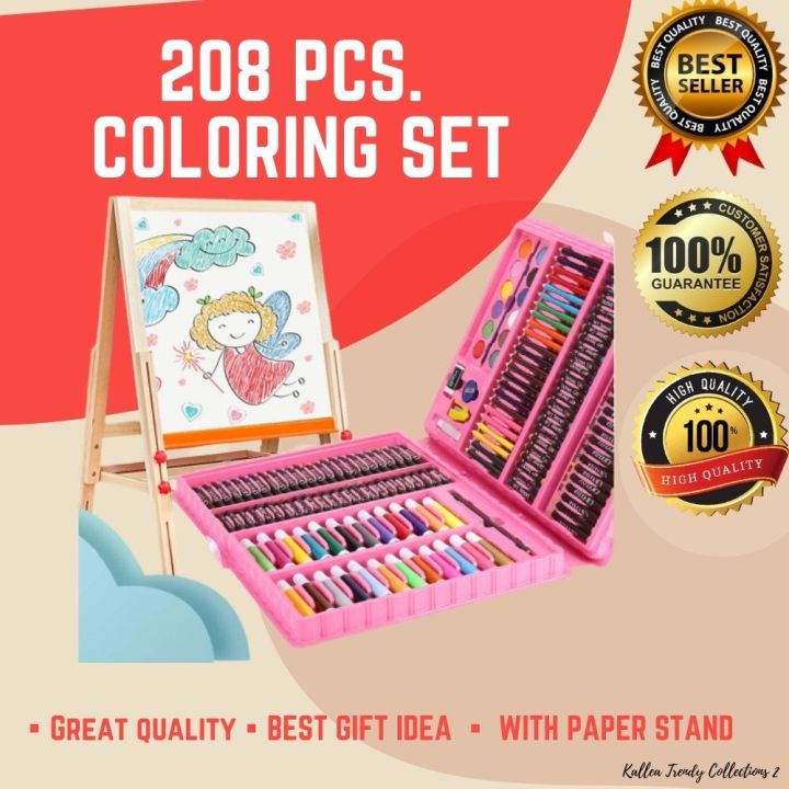 208 Pcs Kids Art Set Deluxe Drawing Set, Painting, Drawing & Art